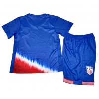 Camiseta Estados Unidos Visitante Equipación para niños Copa America 2024 manga corta (+ pantalones cortos)